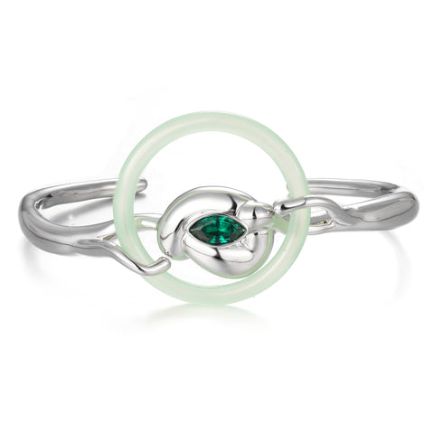 Verdant Insight Cuff Bracelet