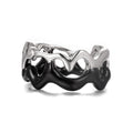 Chiaroscuro Contour Ring